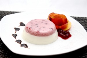 Preiselbeerpanacotta